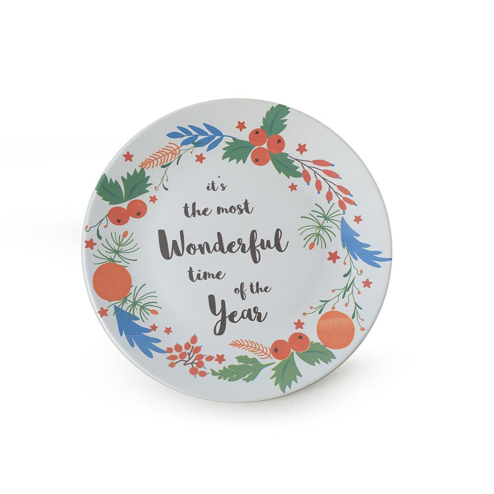 New Year Wonderful Time Servis Tabağı 26 Cm 21657