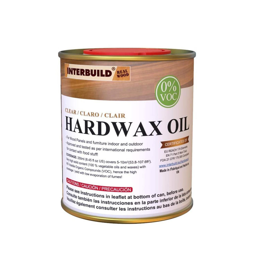 ReHome Interbuild Hardwax Oil (0%) VOC 250 ml Mobilya ve Ahşap Tezgah Yağı